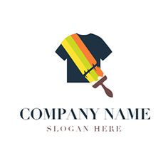 a t - shirt with a hammer on it and the words company name written below