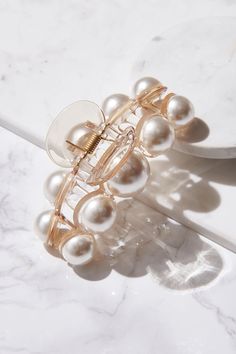 Five Pearl Clip | Women's Hair & Hats | STORETS – storets.com Popup Shop, Home Remedies For Hair, Hair Brands, Hair Remedies, Hair Claws, Diy Hair Accessories, Pearl Hair, Down Hairstyles, Hair Claw