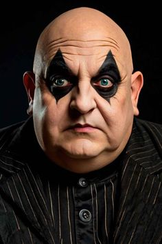 Top 50 Dapper Mens Halloween Makeup To Impress The Party Fester Addams