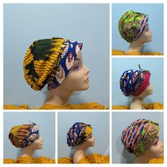 African/Ankara Reversable Scrub Caps. Adjustable Reversable Scrub Caps/Head Wraps. Drawstring style. Perfect for short to long hair. Available in the various colors listed. Please order by the number. One Size: Width/Circumference: ~13"-44" wide,  Height: ~17"inches.  Custom orders accepted, please message me with details. Easy Care: Hand wash in cold/lukewarm water/ Machine wash in cold/lukewarm water on gentle/regular cycle.  Hang to dry/ Tumble dry on low heat/ Air Fluff cycle. Click here for more selections in my shop: https://2fashionbydesign.etsy.com Please message me should you have any questions. For a full refund item must be new and in unworn condition. If the item has signs of wear, I will not be able to accept the return and will not be able to issue a full refund.  Thank you. Adjustable Multicolor Reversible Hat, Multicolor One Size Headband Hat, Multicolor Headband Hat, Green Adjustable Reversible Hat, Casual Adjustable Multicolor Headwrap, Multicolor Reversible Cap, Adjustable Multicolor Bonnet, Adjustable Multicolor Bonnet Hat, Yellow Reversible Hat One Size Fits Most