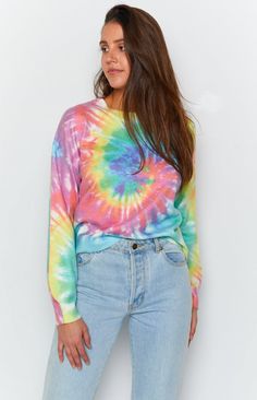 Rainbow Tie Dye Sweater

This colourful sweater is perfect to wear in winter with jeans or wear on a chilly summer night with denim shorts!

High neck

Cuffed sleeve

Soft knitted fabric

Tie-dye rainbow print Colourful Sweater, Prom Midi Dress, Tie Dye Rainbow, Rainbow Tie Dye, Crochet Sandals, Tie Dye Sweater, Cuffed Sleeve, Rainbow Tie, Beginning Boutique