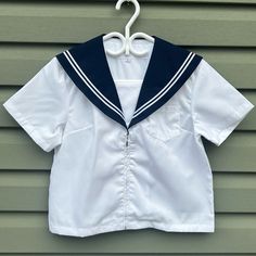 New, Without Tags! White And Navy Japanese Sailor Suit Top From Mshdo. Zip Front With Modesty Panel. Contrast Collar. Boxy Fit. Short Sleeves. New, Never Worn. Women’s Size S. See Photos For Measurements. Cross Posted. Bundle & Save! Combine Items To Save On Shipping! Same Or Next Day Shipping! Offers Welcome! New To Poshmark? Use Code Kaliklatt At Signup To Save Even More! Fitted Cotton Tops With Sailor Collar, Summer School Uniform Top, White Short Sleeve School Uniform Top, Sailor Shirt, Flower Print Blouse, Modesty Panel, Sailor Suit, Sailor Fashion, Contrast Collar