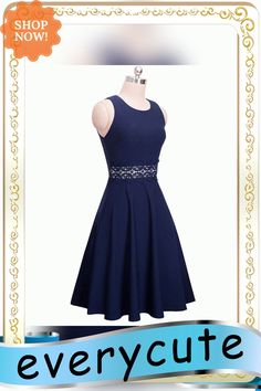 Navy Blue Sleeveless Party Skater Dress Royal Blue A-line Summer Dress, Sleeveless Fit And Flare Prom Midi Dress, Royal Blue A-line Mini Dress For Party, Sleeveless Fit And Flare Prom Dress, Blue A-line Sleeveless Prom Dress, Royal Blue Summer Prom Dress, Royal Blue Prom Dress For Summer, Navy Sleeveless Dresses For Prom, Navy Sleeveless Prom Dresses