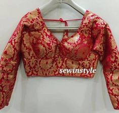 1. Fabric - Brocade.  2. Sweetheart Neck Blouse.  3. Full sleeves Blouse. 4. Customize in any color and size. Brocade Full Sleeve Blouse, Crop Top Saree Blouse, Blouse Full Sleeves, Crop Top Saree, Full Sleeves Blouse, Sweetheart Neck Blouse, Full Sleeves Design, Blouse Sari, Blouse Crop Top