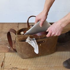 Waxed Canvas Bag Recycled Metal Jewelry, Waxed Canvas Tote Bag, Waxed Canvas Bag, Blank Slate, Carryall Tote, Monogram Bag, Holy Grail, Waxed Canvas, Everyday Bag