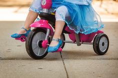 Invigorate your outings with the 4 in 1 Vanilla trike!  Perfect for children ages 10 to 36 month old, Vanilla's large front swivel wheel and Touch Steering® technology allow you and your little passenger to maneuver around obstacles with ease. #smartrike #Halloween2018 #halloween #costume #toddler #princesscostume #smarttrike Princess Costume, Swivel Wheels, The 4