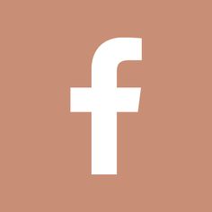 the logo for facebook is shown on a brown background with white letters that read'f '