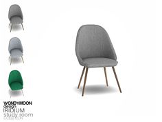 an image of various chairs with different colors on the bottom and bottom, including one in grey