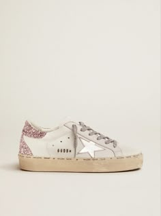 Pink Glitter Heels, Shoe Wishlist, Quartz Pink, Exclusive Sneakers, Golden Goose Sneakers, Glitter Heels, Hype Shoes, Shoe Inspo