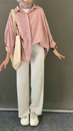 Muslimah Summer Outfits, Hijab Fits, Hijab Fashion Summer, Ootd Hijab Casual, Outfit Hijab Casual, Estilo Hijab, Modest Casual Outfits, Modest Casual, Hijabi Outfit