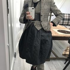 Diane Keaton Style 70s, Diane Keaton 70s, Diane Keaton Hats, Diane Keaton Style Annie Hall, Diane Keaton Turtleneck, High Waisted Slacks, Thom Browne Suit, White Platform Sandals, Houndstooth Scarf