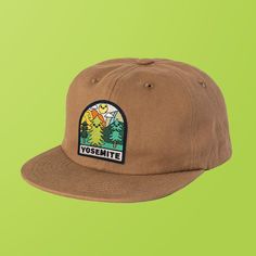 Elevate your style with our cute dune brown hat featuring a Yosemite Embroidered Patch from Pin Pin Pals! This unstructured 6-panel hat is crafted from super soft 100% brushed cotton twill fabric, giving it a cozy and comfortable feel. Inspired by vintage workwear hats, this timeless design features an adjustable fabric strap with a brass metal clasp for a perfect fit. Ideal for those who wear a 7¼ or smaller hat size, this stylish accessory proudly showcases your love for Yosemite with its beautifully embroidered patch. Whether you're heading out for an adventure or just running errands, this hat adds a touch of natural beauty and classic charm to your look. Get your Yosemite Hat from Pin Pin Pals today and carry a piece of the wilderness wherever you go! Brown Hat, Pin Pals, Vintage Workwear, Brown Hats, Pin Pin, Vintage Patches, Fabric Strap, Panel Hat, Yosemite National