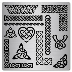 PRICES MAY VARY. ❤[METAL STENCIL] - 1Pc 6.3x6.3 inch metal celtic knot template, designed with 12 styles patterns, about 0.5~3.6 inch, which is very practical. ❤[WIDE APPLICATION] - Metal templates can not only be used for drawing shapes, scrapbooks, handicrafts, fabrics, canvas, glass, calligraphy and other projects like ordinary painting templates, but also can be applied to spray painting, pyrography, wood burning, leather burning, carving, etc. ❤[STAINLESS STEEL] - Made of stainless steel, r Wood Burning Art Patterns For Beginners, Wood Burning Patterns Free Printable Artwork, Dremel Carving Patterns Free Printable Wood Burning, Wood Burning Art Patterns Woodburning Free Printable, Wood Burning Patterns Stencil Michaels Stores, Cricut Stencil Wood Burning, Cricut Patterns Templates, Canvas Furniture, Memorial Tattoo Quotes