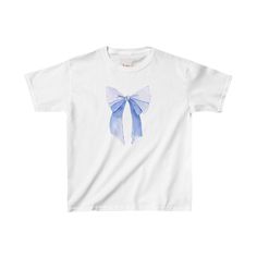 💐🎀Our Graphic Baby Tee with a Blue Bow, designed to capture the essence of Y2K coquette aesthetics and appeal to the Gen Z fashionista. This baby tee is not just a piece of clothing; it's a statement of style, comfort, and modern elegance, making it a must-have addition to your wardrobe. Why You'll Love This Tee: Chic Design: The highlight of this tee is its charming blue bow graphic, a symbol of the coquette style that's making waves on Pinterest and Etsy. The delicate bow is beautifully rend Cute Blue Shirt As A Gift, Cute Blue Shirt As Gift, Cute Blue Shirt For Gift, Cute Blue T-shirt For Gift, Blue Cotton Tops As A Gift, Blue Cotton Tops For Gifts, Blue Cotton Top As A Gift, Blue Short Sleeve T-shirt For Gift, Blue Short Sleeve Tops For Gift