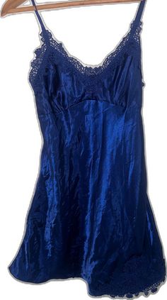 Vintage Slip Dress, Vintage Slips, Vintage Lace, Lace Trim, Blue Dresses, Trim, Slip Dress, Art Collection, Dress Outfits