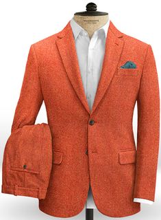 Italian Wide Herringbone Fire Tweed Suit : StudioSuits: Made To Measure Custom Suits, Customize Suits, Jackets and Trousers Mens Italian Suits, Grey Wool Suit, Blue Linen Shirt, Suit Styles, Brown Corduroy Jacket, Italian Suit, Tweed Suit, Custom Suits, Cashmere Jacket