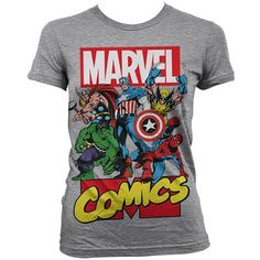 the avengers comics t - shirt is shown