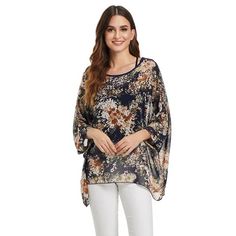 Floral Top | Ladies Shirt | Shirts for Women | Prolyf Styles – ProLyf Styles Casual Floral Print Chiffon Tops, Casual Chiffon Tops With Floral Print, Casual Chiffon Blouse With Floral Print, Flowy Chiffon Blouse With Floral Print, Trendy Flowy Chiffon Blouse, Flowy Chiffon Trendy Blouse, Floral Print Chiffon Tops For Day Out, Chiffon Floral Print Tops For Day Out, Fall Flowy Chiffon Blouse