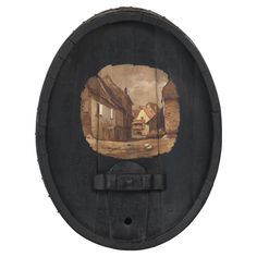 an image of a painting on the side of a barrel