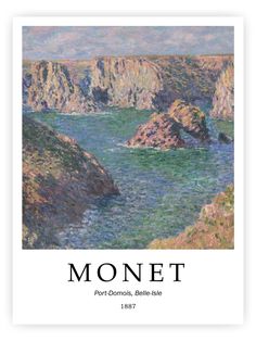 the cover of monet, port - dommonds, bellelee 1897