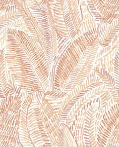 Sample Fildia Orange Botanical Wallpaper Layers Of Rainforest, Orange Raspberry, Bohemian Wallpaper, Thibaut Wallpaper, A Street Prints, Surface Patterns, Wallpaper For Sale, Tropical Wallpaper, Butter Yellow