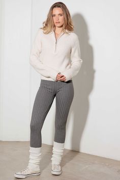 Upgrade your winter wardrobe with our Ribbed High Waist Cozy Sweater Leggings! Made with a soft, warm material, these leggings offer a comfortable fit while keeping you stylish. The high waist design provides a flattering silhouette and the ribbed texture adds a touch of uniqueness. Stay cozy and chic all season long! 🖤 Complete the look: Pair with sandals and tank top for a chic spring outfit. Add a sweater and beanie for a stylish, layered look. Dress it up with sweater tunic and high heels for a more polished ensemble. 🖤 Features: Women sweater legging, solid, ribbed pattern, activewear, soft, cute, warm, It Is a Must-Have Item For Everyday Tight Ribbed Pants For Loungewear, Fall Ribbed High-stretch Leggings, Stretch Bottoms With Soft Texture For Fall, Cozy Winter Loungewear Pants, Cozy Fit Leg Warmers For Loungewear, Cozy Leg Warmers For Loungewear, Trendy Ribbed Winter Pants, Cozy Winter Loungewear Bottoms, Ribbed Tight Bottoms For Winter