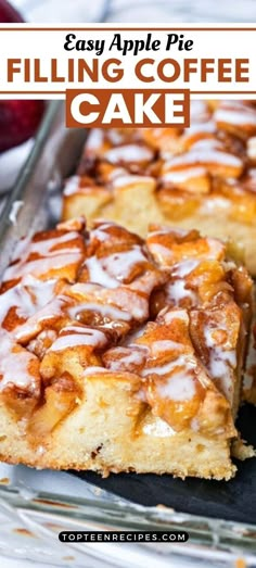 an easy apple pie filling coffee cake