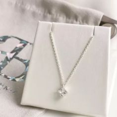 Alicia Bonnie Dust Bag Included Platinum Vermeil, Sterling Silver Zirconia 0.43' L X 0.33' W Pendant, 15.6' Chain With 2.3' Extender You Meet Your Soulmate, And You're Like, 'Well, This Is It. This Is The Feeling Of Falling In Love, And It's The Most Intense It Can Ever Be. Feeling Of Falling In Love, Bonnie Jewelry, Meeting Your Soulmate, Soulmate, Womens Jewelry Necklace, Falling In Love, Platinum, In Love, Dust Bag