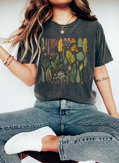 Fern Plant Shirt, Color Comforts, Plant Shirt, Plant Lover Shirt, Gardening Shirt, Plant T Shirt, Gardening Gift Tee Ideas, Goth Vintage, Sassy Shirts, Retro Funny, Comfort Colors Tshirt, Mama Shirts, Hakuna Matata, Comfort Colors Tee, Fleetwood Mac