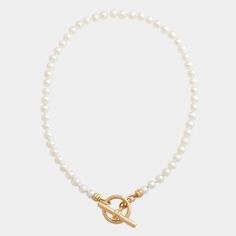 Akoya Pearl Double Link Toggle Necklace 18K Yellow Gold, 16" – Sherman Field Classic Pearl Necklace, Akoya Pearl Necklace, Toggle Necklace, Akoya Pearls, Lariat Necklace, Collar Necklace, 18k Rose Gold, Pearl Necklace, Hand Crafted