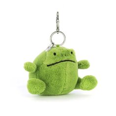 Jellycat Ricky Rain Frog Bag Charm
Add a touch of quirkiness to your bag or suitcase with this adorable Ricky Rain Frog Bag Charm from Jellycat! He would also make a great keyring, so you'll never lose your keys!
Hanging from a silver clip and chain, this adorable green grumpy frog has a stitched frown, with soft arms and legs that stick out from his rotund body. This item makes the perfect birthday or Christmas gift for anyone looking for a new fluffy friend.
Care Instructions
Jellycat themselves give specific care instructions for all their products: Lots of love. How can you resist??
Not suitable for children under 3 years, due to small parts.
For specific care and cleaning instructions please refer to the label on the product, but we recommend hand washing only.
Check all labels upon a Ricky Rain Frog, Frog Bag, Rain Frog, Animal Slippers, Prams And Pushchairs, Paper Store, Soft Teddy Bear, Leaf Green, Key Chains