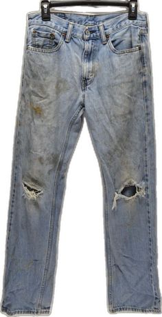 Rugged Faded Ripped Jeans, Rugged Ripped Faded Jeans, Rugged Distressed Faded Jeans, Acid Wash Distressed Cutoff Jeans, Levi's Casual Distressed Jeans, Levi's Distressed Casual Jeans, 90s Style Ripped Blue Jeans, Levi's Casual Ripped Jeans, Grunge Ripped Washed Blue Jeans