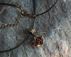 "Minimalist necklace with sculpted bronze rose. Material of rose is polymer clay with using gold leaf. Each petal of flower made by hand Dia flower about 15 mm/ 0.55 \" Length of necklace is adjustable: 18-20 inches/ 45,5- 50.8 cm If you need other length of necklace let me know and I will make it for you. Polymer clay isn't afraid of water, strong and non-toxic. Gorgeous gift for women and girls as handmade item ALL CHOKERS - https://www.etsy.com/shop/BuduartJewelry?ref=simple-shop-header-name& Adjustable Gold Rose Design Jewelry, Adjustable Rose Gold Pendant Charm Necklaces, Adjustable Rose Gold Charm Necklaces, Adjustable Rose Gold Pendant Charm Necklace, Minimalist Rose Design Jewelry As Gift, Minimalist Rose Design Jewelry Gift, Minimalist Rose Design Jewelry For Gift, Handmade Rose Gold Metal Necklace, Adjustable Rose Gold Flower Pendant Necklace