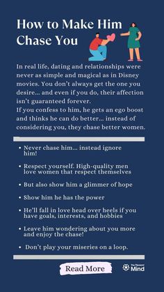 How to chase a man you like? Read ways to know more. Do Not Chase A Man, How To Get A Man To Chase You, How To Make A Man Chase You, How To Stop Chasing Him, How To Make Him Chase You, Signs Guys Like You, Emotionally Unavailable Men, Casual Relationship, Find Real Love