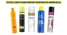 Multinational Consumer Goods Company Unilever has decided to recall its 19 best selling dry shampoos aerosol products being sold in the US. Presence of a dangerous cancer-causing chemical, Benzene, in these products is reportedly the main reason for this voluntary step taken by Unilever. U.S. Department of Health and Human Services maintains that benzene exposure can result in cancers including […] The post Unilever Recalls 19 Popular Shampoos Due To Potential Cancer Causing Ingredient &#8 Tresemme Dry Shampoo, Dove Dry Shampoo, Human Services, Shampoos, Hair Shampoo, Dry Shampoo, Good Company, Shampoo Bottle