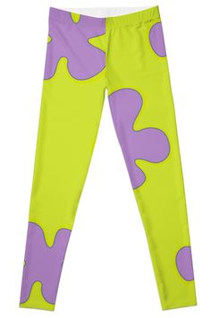 Super stretchy and durable polyester full-length leggings. Vibrant high-quality sublimation print across the front and back. Size range XXS-XL. Check out my page for more designs! Patrick Star, Leggings Design, Spongebob Squarepants, Sublimation Printing, Knitted Fabric, Pajama Pants, Full Length, Sweatpants, Leggings