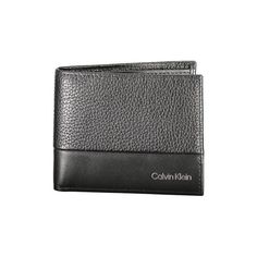 Stylish Black Leather Wallet. Double Spaces Formed By Card. Rfid Block Technology. Contrasting Details. Logo Print. Perfect For Men. Material: 100% Leather. Black Leather Wallet With Rfid Blocking, Modern Black Leather Trifold Wallet, Calvin Klein Black Formal Bag, Black Calvin Klein Bag For Formal Occasions, Modern Black Leather Wallets, Calvin Klein Black Business Bags, Formal Black Bag With Rfid Blocking, Black Leather Bag With Rfid Blocking, Black Leather Rfid Blocking Bag