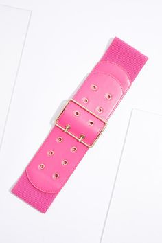 Buckle closureStretch bandImported Plus Size Pink, Stretch Belt, Buckle, Plus Size, Pink