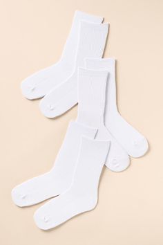 Set of three socks Viscose, polyester, elastane Imported | Trouser Socks, Set of 3 by Anthropologie in White, Women's, Polyester/Viscose/Elastane Trouser Socks, Women's Accessories, Color Coding, Anthropologie, Tights, Trousers, Socks, Grey, White