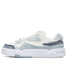 FILA FUSION Bank Skate Shoes 'White Blue' T12M232202FWP Daily Fits, Fila Shoes, Shoes White, Daily Workout, Skate Shoes, Stylish Sneakers, Perfect Pair, White Blue, Your Perfect