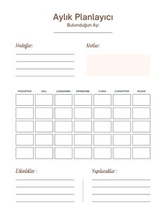 the printable blank planner is ready to be used for any type of project or activity