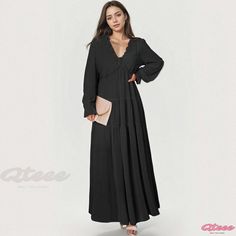 Qteee - Chic Sheer Floral Long Sleeve Dress: Loose-Fit Casual Chiffon Maxi Dress Casual Long Sleeve Chiffon Dress, Casual Flowy Chiffon Long Sleeve Dress, Casual Flowy Chiffon Dress With Long Sleeves, Flowy Long Sleeve Chiffon Dress Casual, Casual Midi Chiffon Dress For Fall, Chic Non-stretch Chiffon Maxi Dress, Chic Chiffon Maxi Dress Non-stretch, Casual Chiffon Maxi Dress For Brunch, Casual Chiffon Maxi Dress For Fall