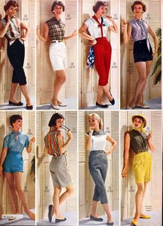 1950s Casual, 40s Mode, 60s Vintage Fashion, 50s Outfits, Mode Retro, Fashion 50s, Sears Catalog, 1950 Fashion, Look Retro