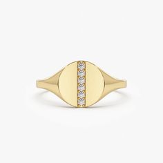 Ring Information Diamond Type : Natural Diamond Metal : 14k Gold Metal Color : Rose Gold, Yellow Gold, White Gold Round Diamond : 1.30 Mm Total Carat Weight : 0.07 Ttcw Diamond Color Clarity : G Color Si Clarity Sku : Vl-Rg-113 Lead Time: 4-8 Weeks (If Out Of Stock) Jewelry Care Over The Course Of Time, Body Oil And Skin Products Can Collect On Jewelry And Leave A Residue Which Can Occlude Stones. To Keep Your Jewelry Looking Bright And New, Take A Soft Headed Toothbrush With Some Mild Soap And Gently Brush The Front And Back Of The Stones And Metal. Rinse Thoroughly With Tepid Water. We Do Not Suggest Putting Jewelry In An Ultrasonic To Clean. Steam Cleaning Works Well, But Do Not Steam Luxury 14k Gold Diamond Ring, Modern Diamond Signet Ring In Rose Gold, Modern 14k Gold Jewelry In Diamond White, Modern Oval Jewelry With Vs Clarity, Modern Rose Gold Diamond Signet Ring, Refined 14k Gold Jewelry With Vs Clarity, Elegant Signet Ring With Vs Clarity As Gift, Minimalist Oval Jewelry With Vs Clarity, Modern Yellow Gold Diamond Ring With Pave Setting