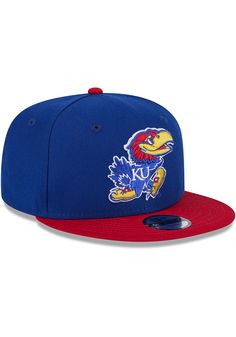 Give your little Jayhawks fan a way to express their own style with this Kansas Jayhawks Blue Youth Snapback Hat. This Snapback Hat features a team logo embroidered on front. New Era - Basic 9FIFTY - Youth Kids, Team logo embroidered on front, New Era logo embroidered on left hand side, Flat brim, Adjustable closure, Polyester, Wipe clean with cloth or cleaning kit, 4 Detroit City, New Era Logo, Jersey Hat, Nba Hats, Vancouver Whitecaps Fc, Sporting Kansas City, Kansas Jayhawks, Team Jersey, 47 Brand