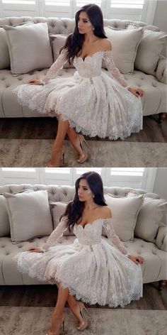 Freshman Homecoming Dresses, Long Sleeve Homecoming Dress, Short Graduation Dresses, Homecoming Dress Short, Long Sleeve Homecoming Dresses, Off Shoulder Wedding Dress, Tulle Homecoming Dress, Cheap Homecoming Dresses, Short Prom Dress