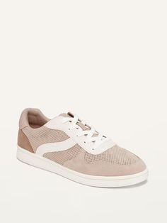 Soft-Brushed Faux-Suede Sneakers | Old Navy Comfortable Lace-up Sneakers With Textured Upper, Comfortable Sneakers With Textured Upper And Round Toe, Comfortable Synthetic Sneakers With Textured Upper, Travel Capsule, Suede Sneakers, Europe Travel, Faux Suede, Memory Foam, Old Navy