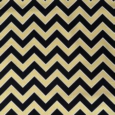 black and gold zigzag pattern on fabric