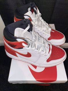 Size 7 - Jordan 1 Retro High OG Heritage 2022. Heritage Air Jordan 1, Jordan 1 High Stadium Goods, Jordan 1 Flannel, Jordan 1 Fabric, Jordan 1 Fakes, Jordan 1 Retro High, Jordan 1 Retro, Brands Outlet, Jordan Shoes