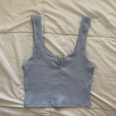 Garage Light Blue Cropped Tank Top, Size Extra Small (Xs) Brand New W Tags!! Feel Free To Offer! Light Blue Casual Crop Tank Top, Casual Light Blue Crop Tank Top, Blue Tank Top Outfit, Forest Outfits, Clothes Wishlist, Future Clothes, Nice Clothes, Small Clothes, Fairytale Art